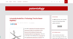 Desktop Screenshot of blog.patentology.com.au